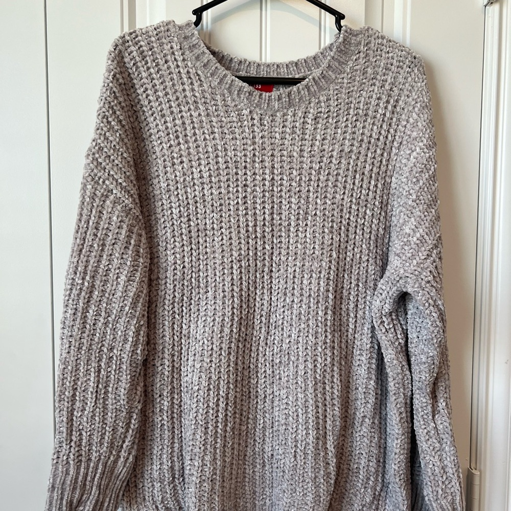 Net.153 Oversized Gray Sweater